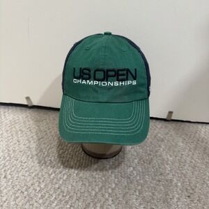 2018 US Open Championship Hat '47 Green / Blue Strapback Embroidered Tennis Cap